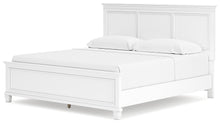 Load image into Gallery viewer, Fortman King Panel Bed with Mirrored Dresser and Nightstand
