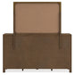 Cabalynn California King Upholstered Bed with Mirrored Dresser, Chest and Nightstand