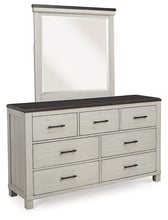 Load image into Gallery viewer, Darborn Queen Panel Bed with Mirrored Dresser and Chest
